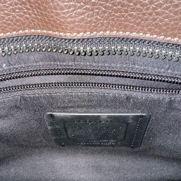 COACH DISTRICT CROSSBODY Bag SIGNATURE Canvas & Leather BROWN w/FREE Wallet - Picture 6 of 6